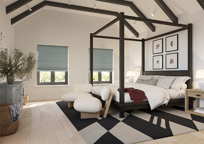 Oslo, Seafoam - Roman Blind - Image 6